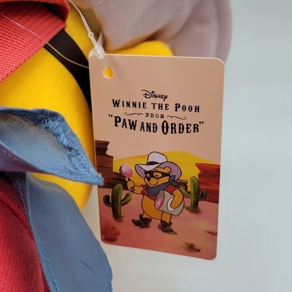 Disney Winnie the Pooh Plush Backpack Paw and Order - Picture 4 of 6